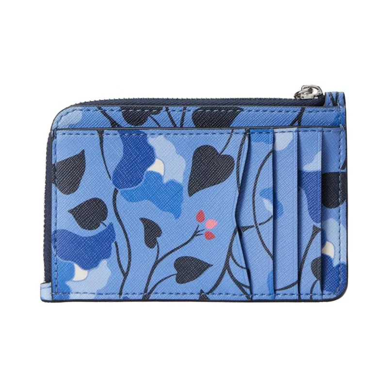 Kate Spade Leather Coin Purses Card Holders Women's Blue-2