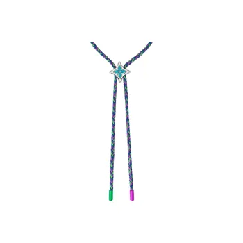 LOUIS VUITTON 2023 Leather Monogram Big Party Bolo Necklace Costume Necklace
