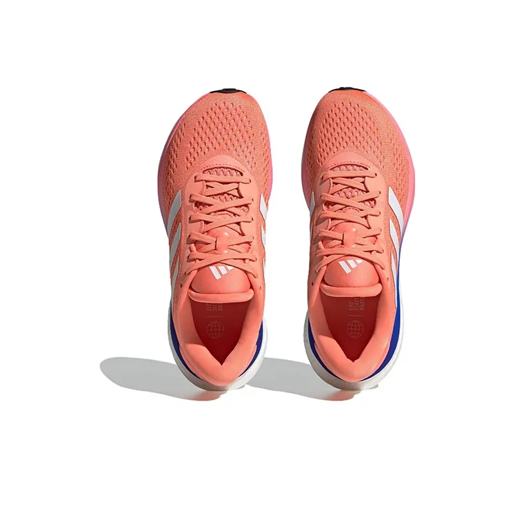 Adidas Supernova 2 Anti-Slip And Wear-Resistant Lightweight Low-Top Running Shoes Women's Orange White-4