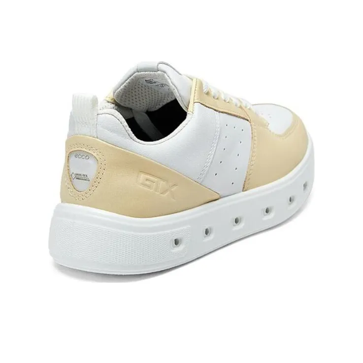 Ecco Stylish Skateboarding Shoes Women's Straw Yellow-3