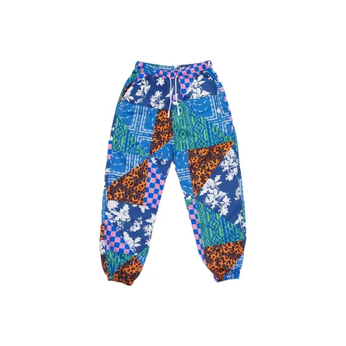 Marcelo Burlon Knitted Sweatpants Men Blue