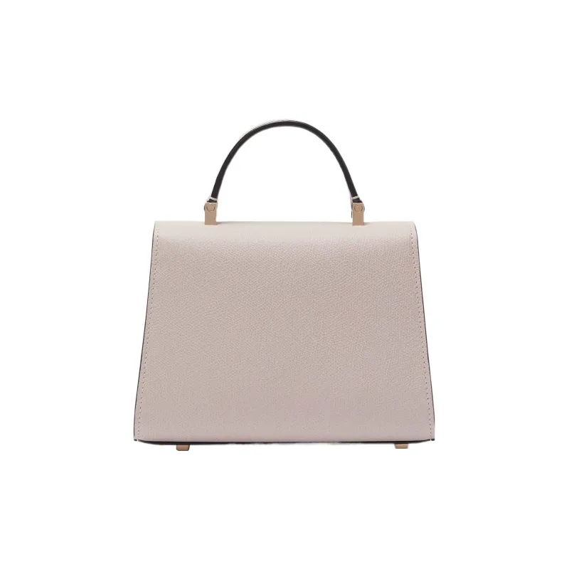 Valextra Millepunte Calfskin With Leather Shoulder Bag, Crossbody Bag, Handbag Women's Nude Pink-1