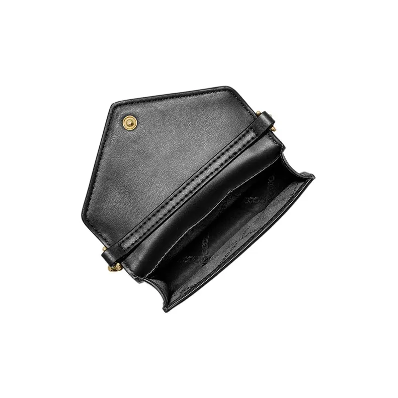 MICHAEL KORS Jet Set Saffiano Leather Shoulder Bag Crossbody Bag Small Size Women's Black-2