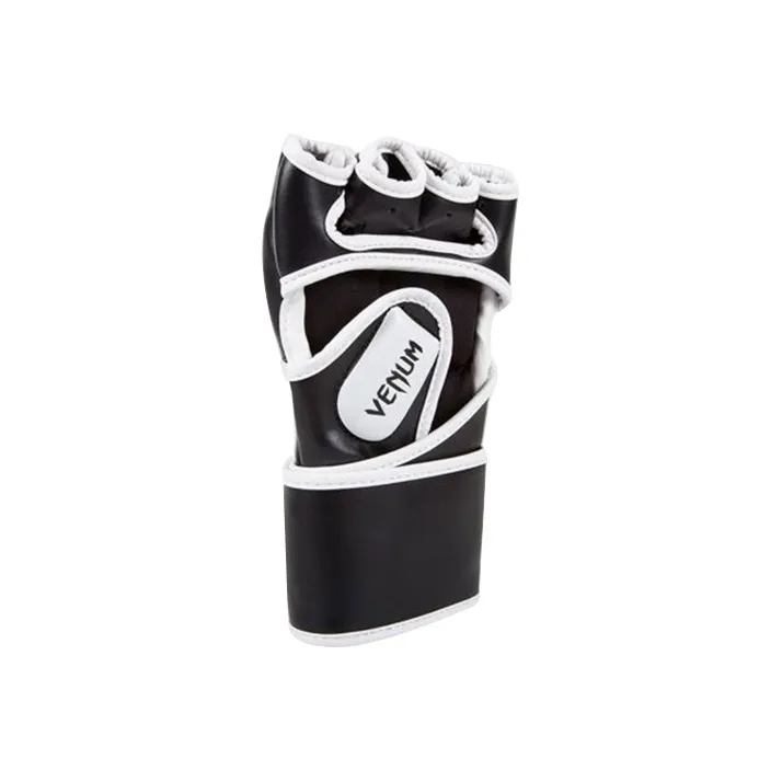 VENUM Boxing Gloves PU Sanda, Muay Thai, Combat, Training, Competition Unisex Black-1