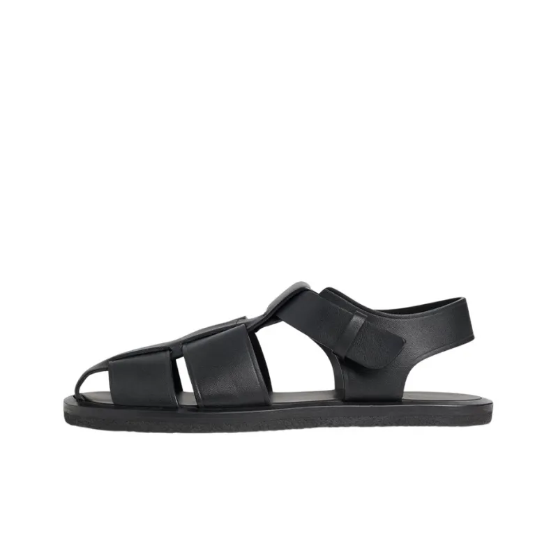 THE ROW Caged Design Leather Sandals-0
