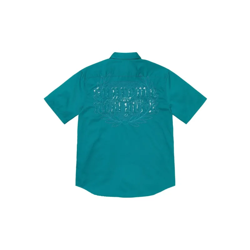 Supreme Croc Patch S/S Work Shirt-3