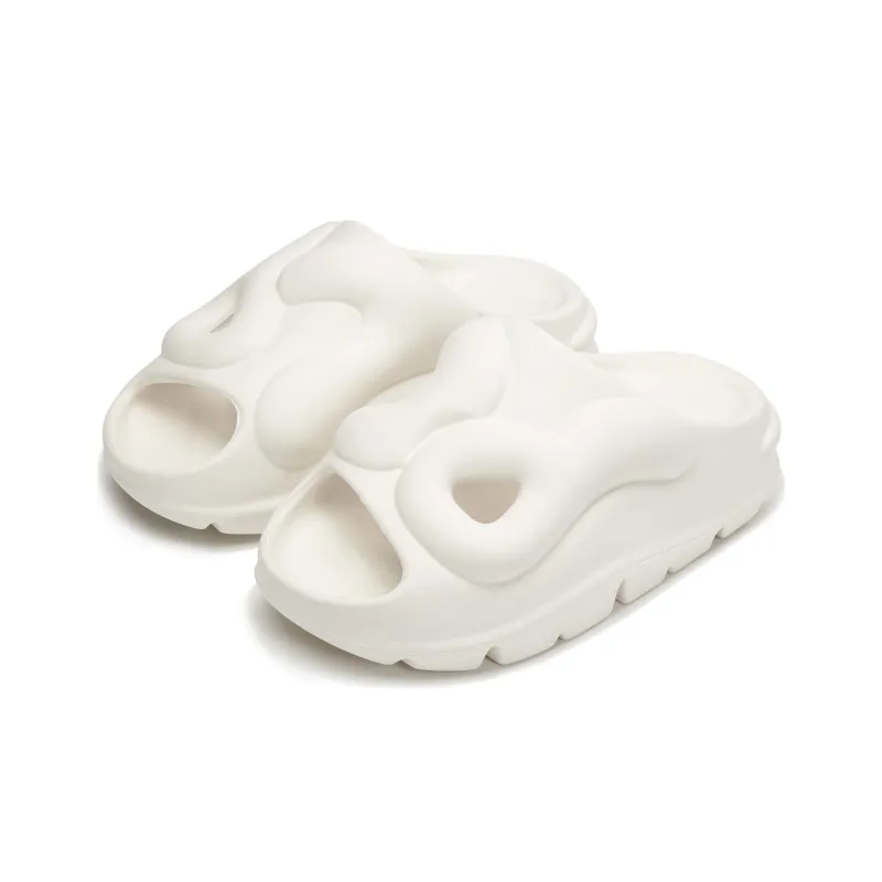 PCLP 2023 Spring Summer Broken Mirror Slide Slippers Unisex White/Blue/Silver/Pink-2