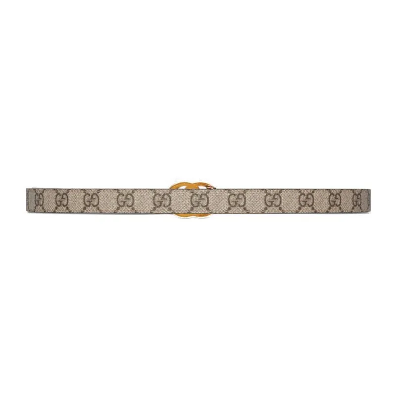 GUCCI Gg Marmont Reversible Thin Belt-2