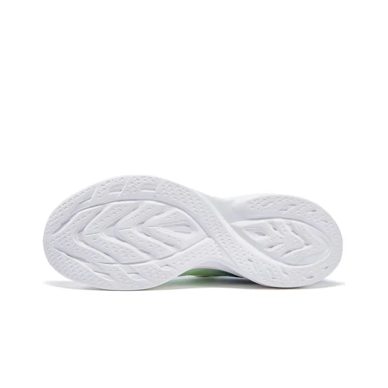 XTEP Shock Absorbers Slip Resistant, Abrasion Resistant, Breathable Low Top Sprint Running Shoes Men's White Green Blue-4