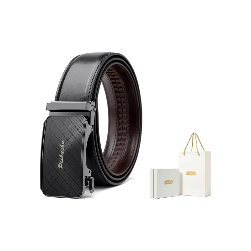 PISHUSHU Leather Belts Men-1