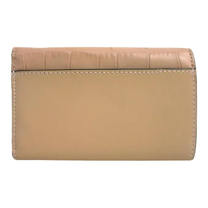 COACH Envelope Leather Wallet Women's Nude-1