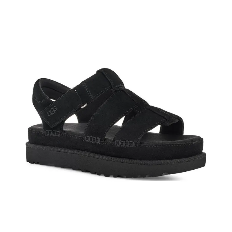 UGG Goldenstar Strap Platform Sandal Black Women's-1
