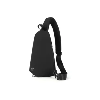 KEYSTREET Fabric Sling Bag Regular Men's Black