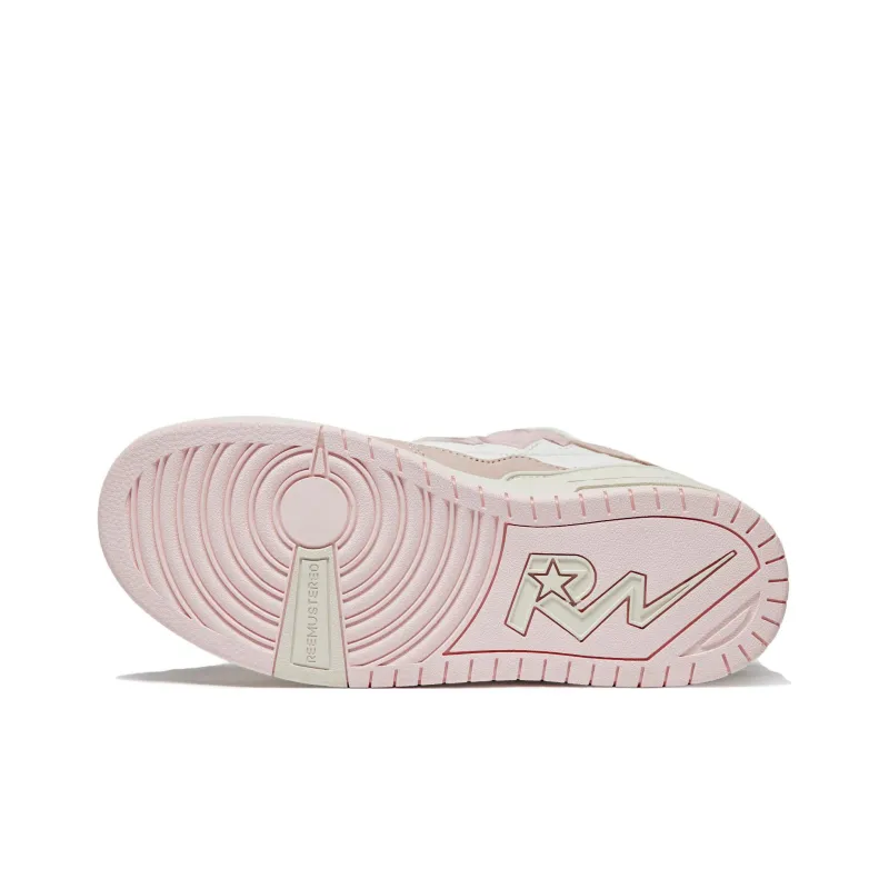 REEMUSTERED Jelly Logo Durable Breathable Low Top Skateboard Shoes Women's Dirty Pink New Version-5