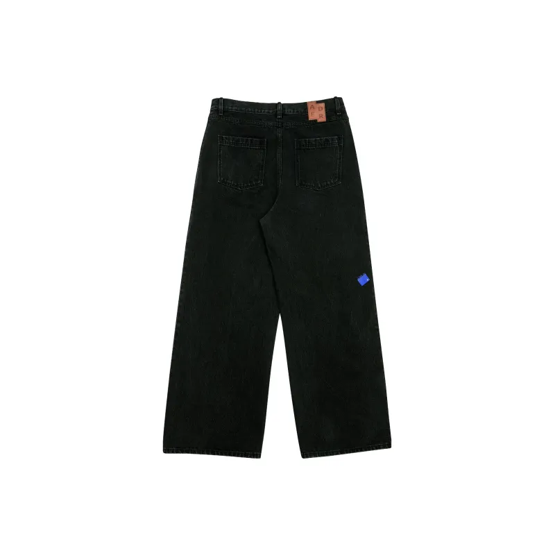 ADER ERROR Mid rise Wide leg Jeans-1