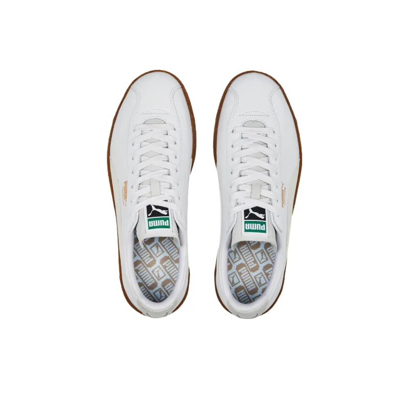 PUMA DELPHIN Delphine Leather Anti-Slip Wear-Resistant Low-Top Skateboard Shoes Unisex White-3