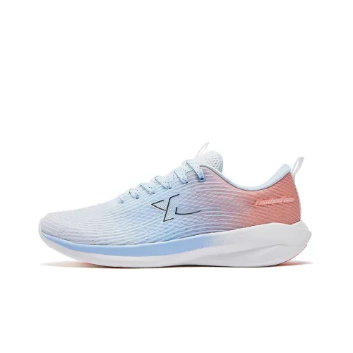 XTEP To Light 6.0 Running Shoes Men Low-Top Electronic Powder Blue/Peach Orange