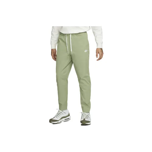 Nike Knitted Sweatpants Men Yellow Green