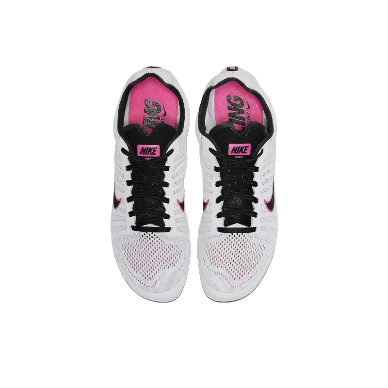 Nike Air Zoom Rival Distance Spikes 'Pure Platinum Pink Blast'-2