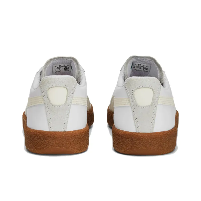 PUMA DELPHIN Delphine Leather Anti-Slip Wear-Resistant Low-Top Skateboard Shoes Unisex White-4