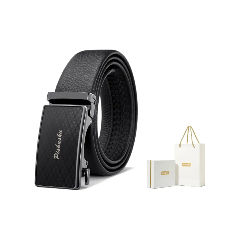 PISHUSHU Leather Belts Men-2