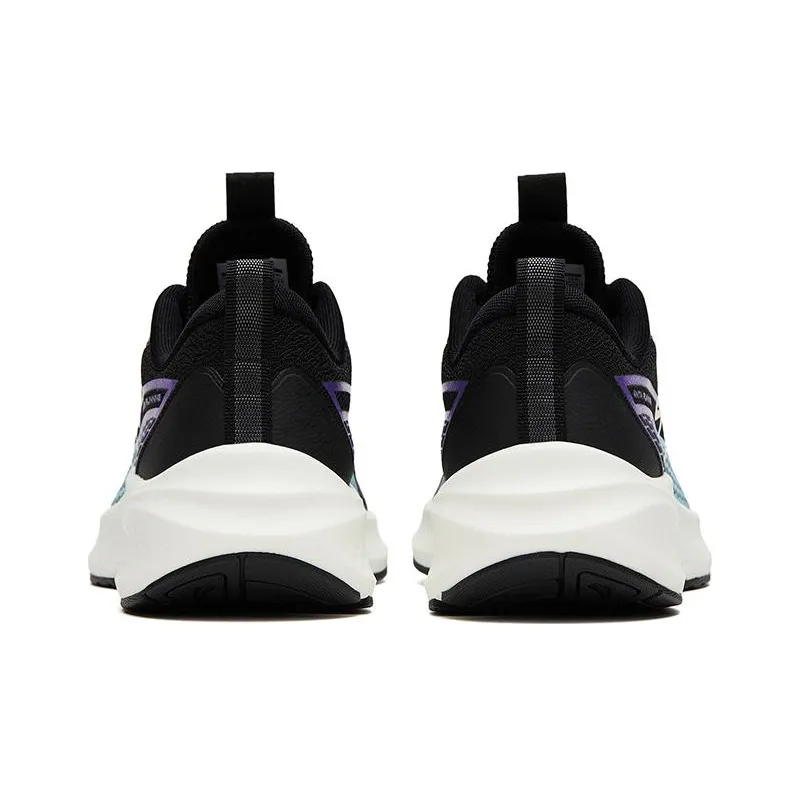Anta Running Collection Anti-Slip Wear-Resistant Low-Top Running Shoes Men's Black Blue-2