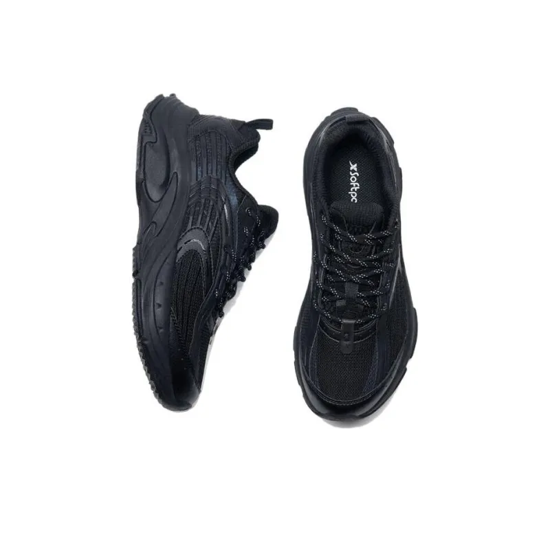 XTEP Anti-Slip Wear-Resistant Low-Top Running Shoes Women's Black-2