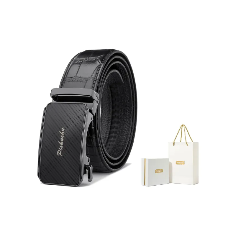 PISHUSHU Leather Belts Men-3