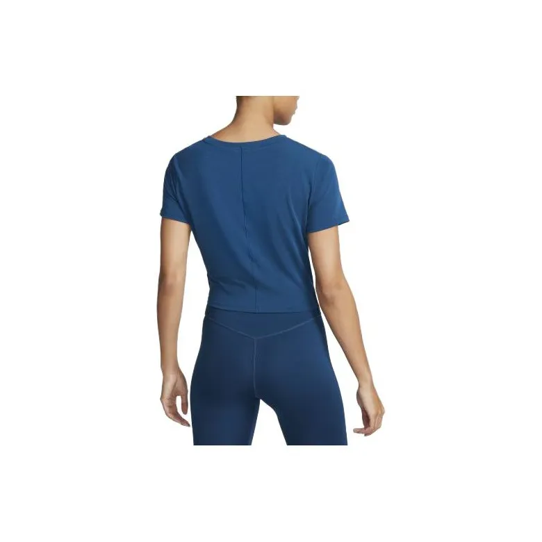 Nike T Shirts Women's Violet Blue-1