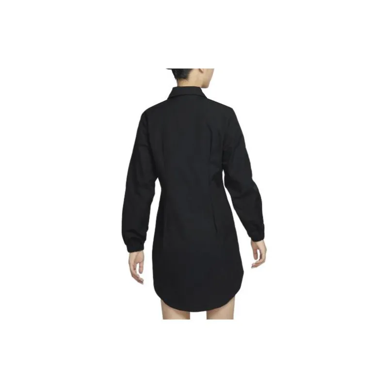 Nike Long Sleeved Dress Women's Black-3