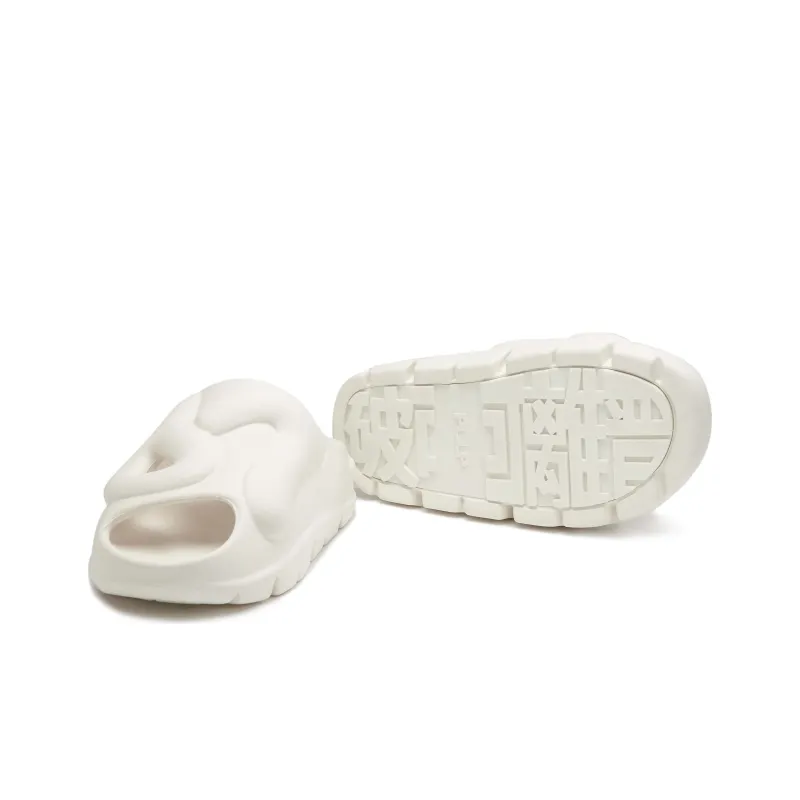 PCLP 2023 Spring Summer Broken Mirror Slide Slippers Unisex White/Blue/Silver/Pink-5