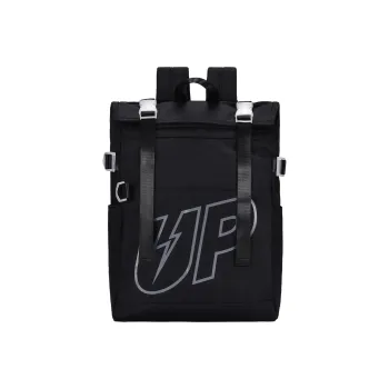 TURN UP Water Repellent Nylon Buckle Backpack Tubas Unisex White/Black/Pink/Yellow/Green