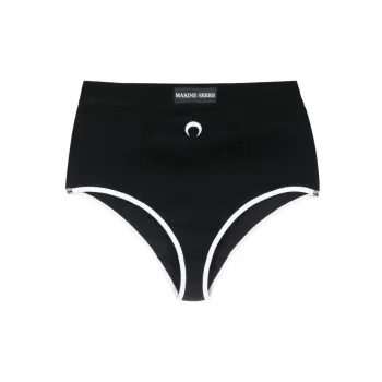 Marine Serre Crescent Moon Organic Cotton Briefs