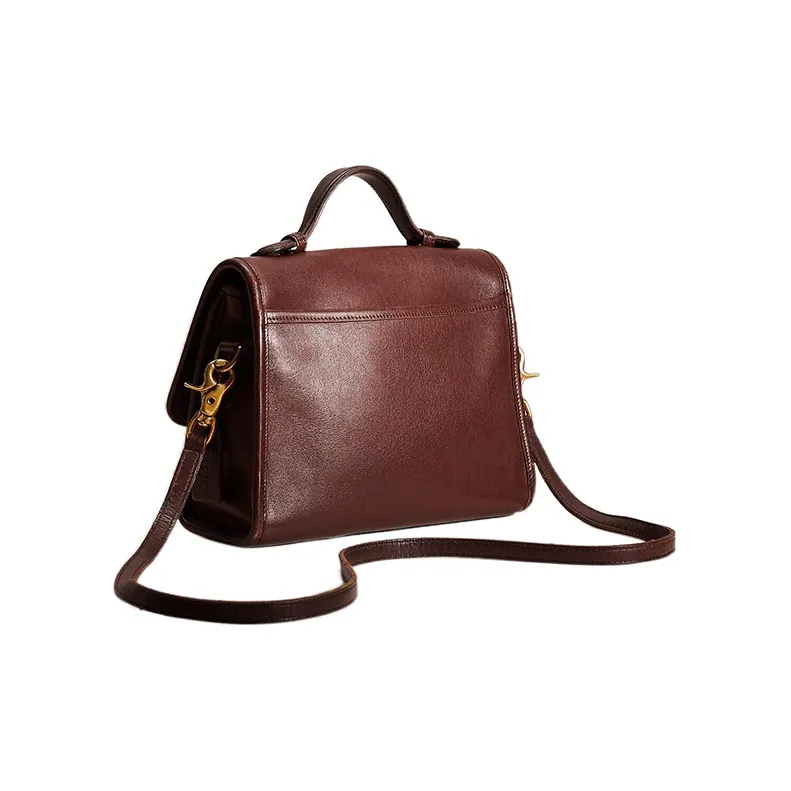 COACH Court Glove Tanning Palace Bag Handbag Shoulder Bag Crossbody Bag Medium Size Women's Redwood Brown-1