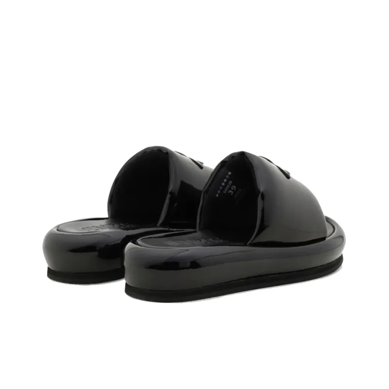 SMFK Slide Slippers Women's Black Lightning-1