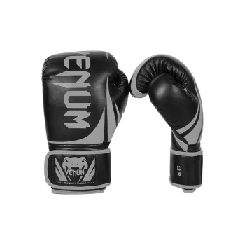 VENUM Venom Challenger 2.0 Collection Boxing Gloves PU Unisex Couple's Black & Gray