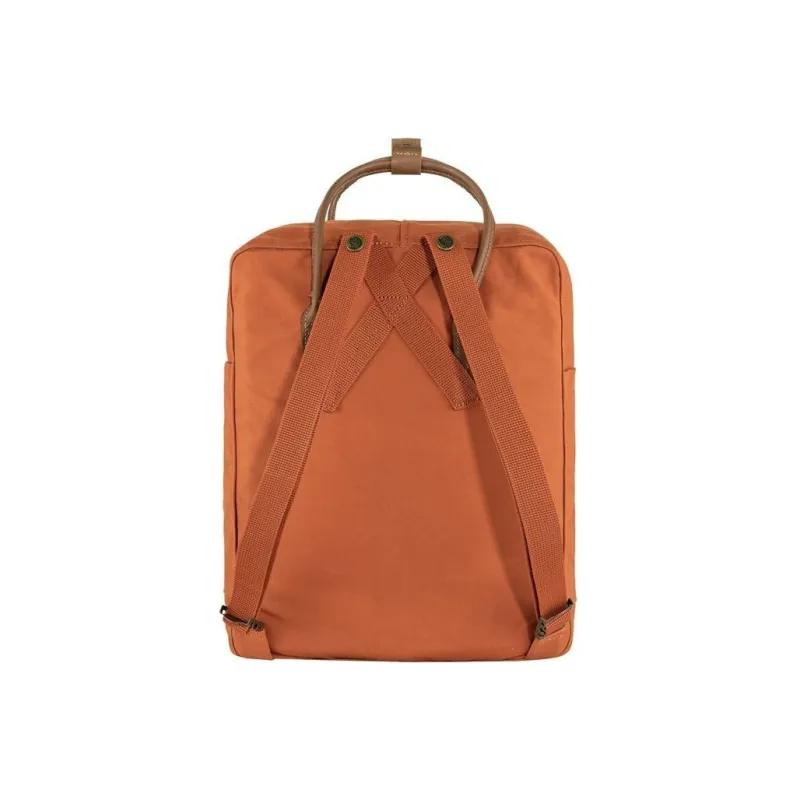Fjallraven Knitted Polyester Backpack Regular Unisex Orange-3