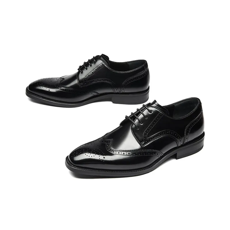 KANGNAI Dress Shoes Men's Black-1