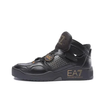 EMPORIO ARMANI Casual Shoes Unisex High Top Black