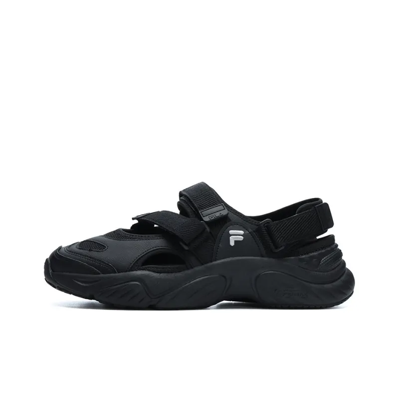 FILA FUSION Conch Sandals 'Black'-0