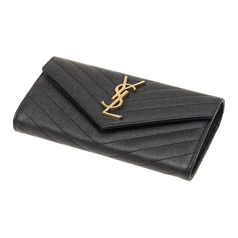 SAINT LAURENT Wallet Monogram Black-6