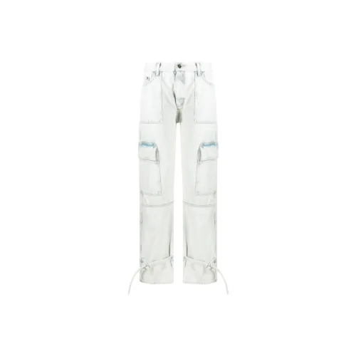 OFF-WHITE Graffiti Wide-leg Jeans