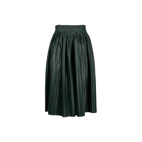 MM6 Maison Margiela Below-knee Pleated Skirt