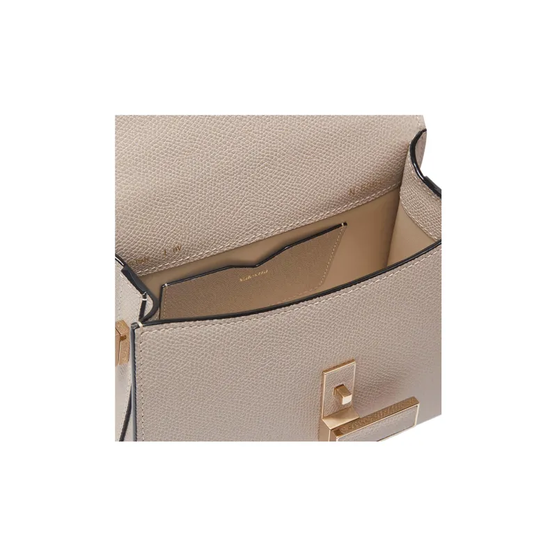 Valextra Millepunte Calfskin With Leather Shoulder Bag, Crossbody Bag, Handbag Women's Nude Pink-3