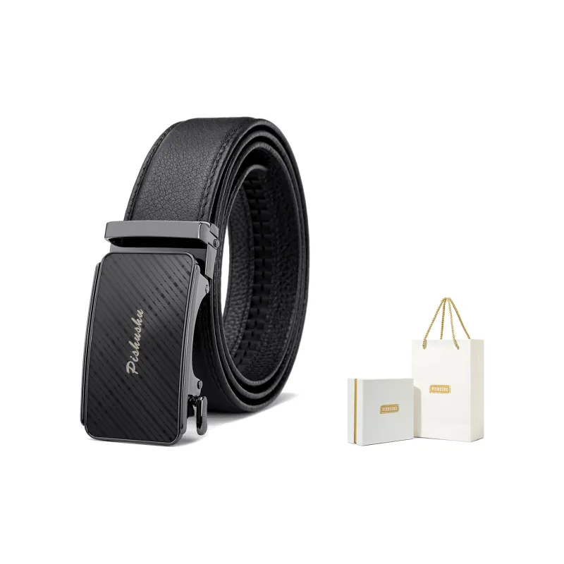 PISHUSHU Leather Belts Men-0