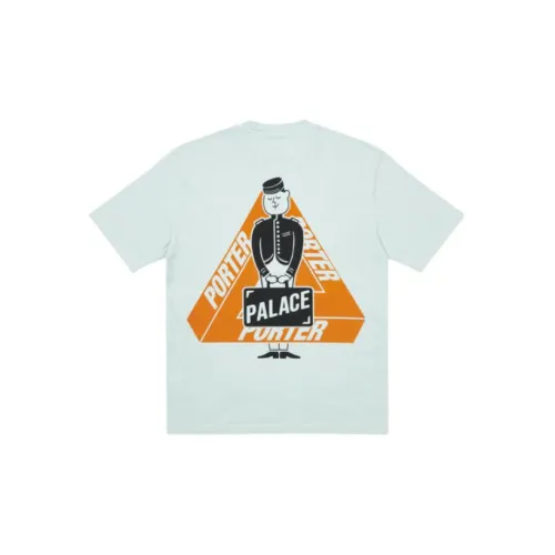 PALACE X PORTER T-Shirts Unisex Light Green