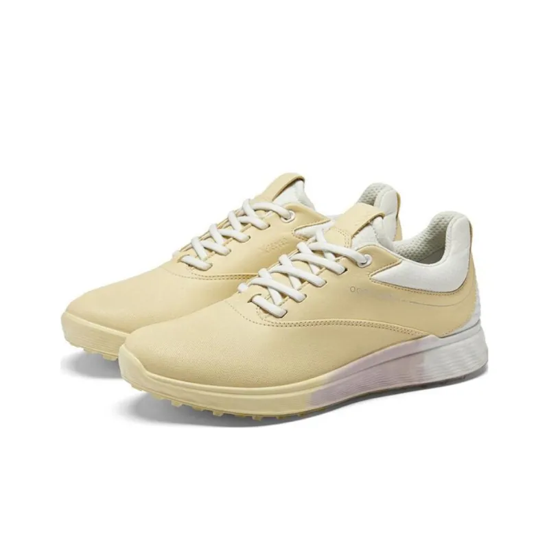 Ecco Low Top Casual Shoes Women's Straw Yellow-1