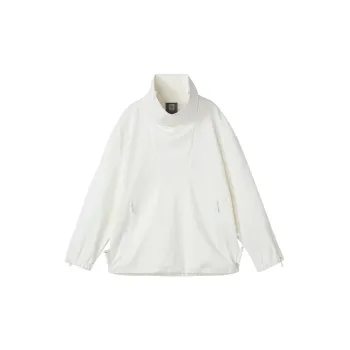 NORVINCY Outerwear Trendy Brand Half Open Collar Without Hood Sweatshirt Unisex