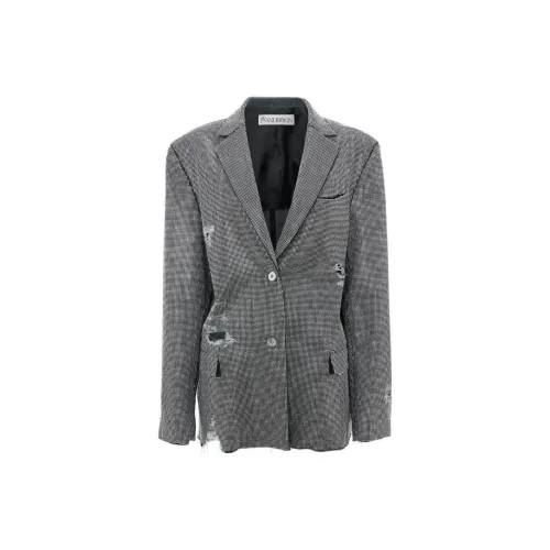 JW Anderson Studded Distressed-effect Blazer