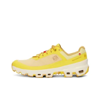 On x LOEWE Cloudventure Cushioning Low Top Sports Casual Shoes Women's Light Yellow